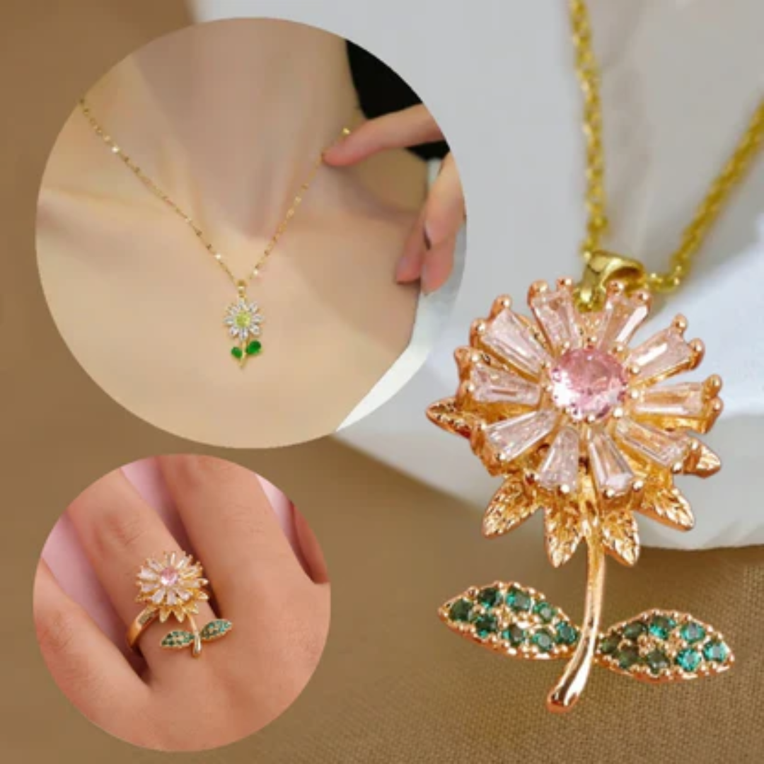 Set Margaritas (collar + anillo)